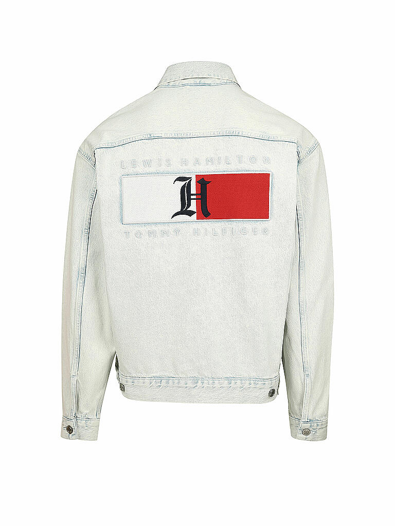 Lewis hamilton tommy hilfiger denim jacket hotsell